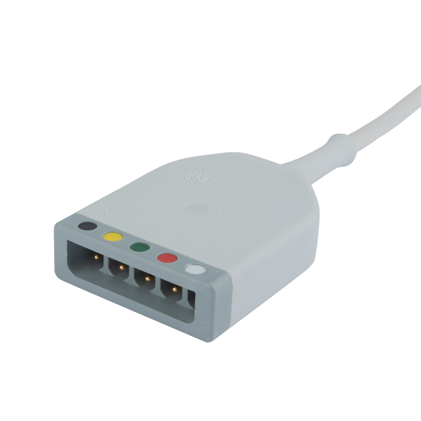 [DK]EKG kabel til overvågnings  og anæstesimonitorer, nærbillede 2